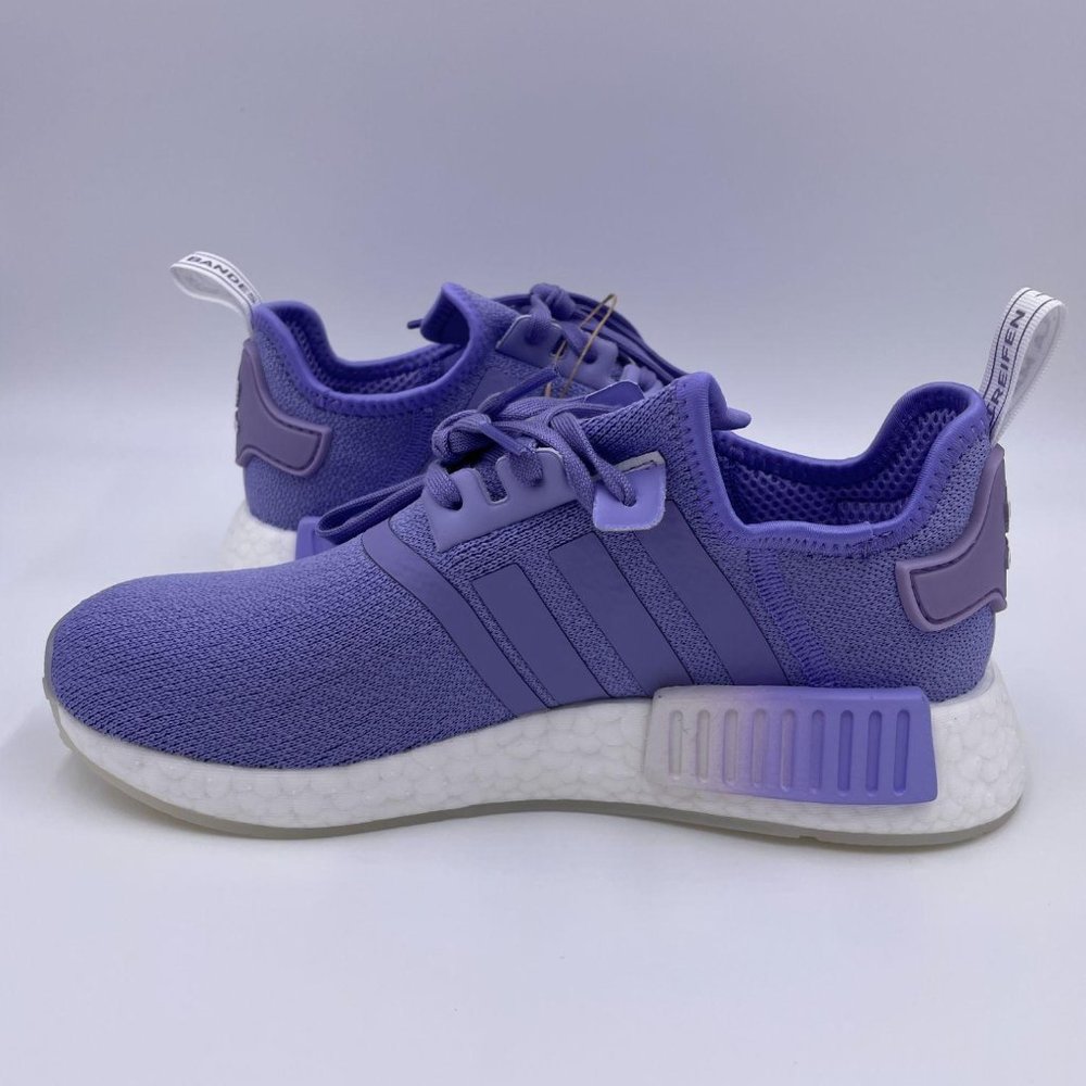 adidas NMD R1 White / Light Purple Womens Shoes - Picture 2 of 8